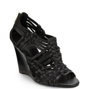 Tory Burch Tevray Wedge Black 5.5
